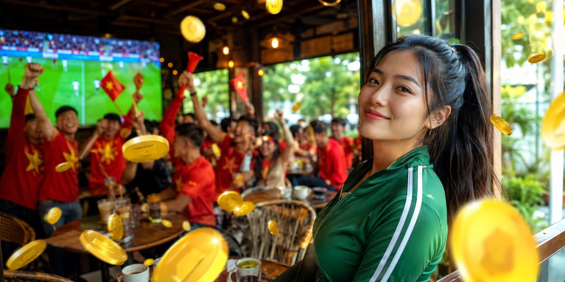 Người hâm mộ bóng đá đặt cược trực tuyến tại quán cà phê Buôn Ma Thuột