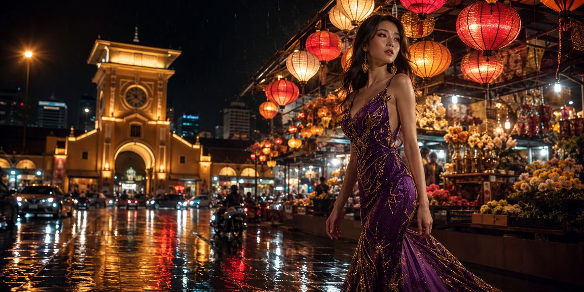 Chơi lv888 trên điện thoại tại chợ đêm TP.HCM